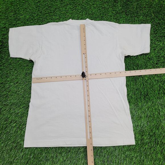 Vintage 90s Safari Elephant Shirt Womens Medium 19x25 Wildlife - Picture 3 of 16